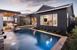 Pool and outdoor living space at Sterling Grove at St. Helena, a 2020 BALA winner Pool and outdoor living space at Sterling Grove at St. Helena, a 2020 BALA winner