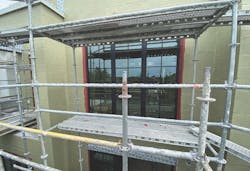 The New American Home 2021 spray-applied membrane to mitigate moisture The New American Home 2021 spray-applied membrane to mitigate moisture