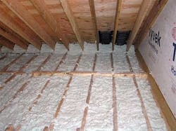Proper attic insulation Proper attic insulation