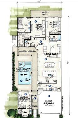 oasis courtyard duplex home design oasis courtyard duplex home design