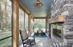 Calming blue for porch and kitchen Calming blue for porch and kitchen