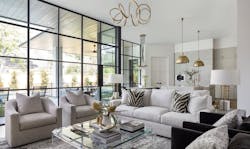 Matt black and gold living room Matt black and gold living room