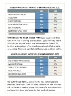 2021 Housing Giants challenges and advantages chart 2021 Housing Giants challenges and advantages chart