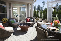 Outdoor patio at Epcon Community Outdoor patio at Epcon Community