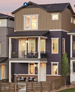 Shea Crescendo exterior elevation Shea Crescendo exterior elevation