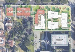 LCRA Villas at Ambassador townhomes, site plan LCRA Villas at Ambassador townhomes, site plan