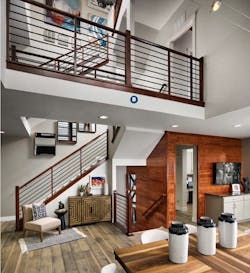 DTJ Design Stasis Townhomes, open stair DTJ Design Stasis Townhomes, open stair