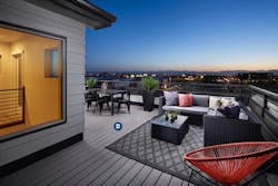 DTJ Design Stasis Townhomes, roof deck DTJ Design Stasis Townhomes, roof deck