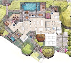 Dorn Residence house design, floor plan Dorn Residence house design, floor plan