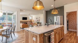 America at Home concept home, Barnaby, pocket office off the kitchen America at Home concept home, Barnaby, pocket office off the kitchen