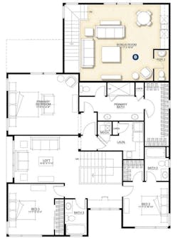 Ridgegate plan 4 second floor Ridgegate plan 4 second floor