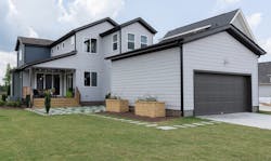 America at Home concept home, Barnaby, side yard America at Home concept home, Barnaby, side yard