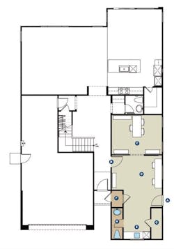 Flex/Gen floor plan Flex/Gen floor plan