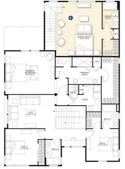 Ridgegate plan 4 second floor guest suite Ridgegate plan 4 second floor guest suite