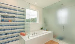 America at Home concept home, Barnaby, family bathroom America at Home concept home, Barnaby, family bathroom