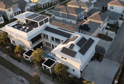 The New American Home 2022 aerial view The New American Home 2022 aerial view