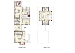 DTJ Design Lake Nona Custom home second and third floor plans DTJ Design Lake Nona Custom home second and third floor plans