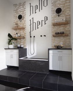 Dog washing station in The New American Home 2022 Dog washing station in The New American Home 2022