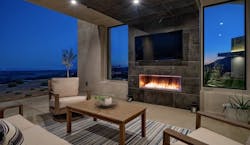2021 BALA winner Modern Mountain Top, fireplace 2021 BALA winner Modern Mountain Top, fireplace