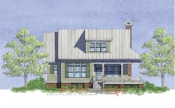 The Evans Group Corner Courtyard Plan, elevation The Evans Group Corner Courtyard Plan, elevation