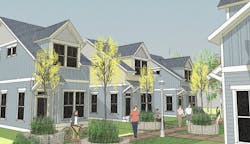Larry Garnett design for single family homes, Cottages at Stockton, Plan 1 Larry Garnett design for single family homes, Cottages at Stockton, Plan 1