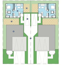 Smart ADU and primary house floor plan Smart ADU and primary house floor plan