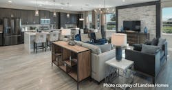 Landsea Homes starter home living spaces Landsea Homes starter home living spaces