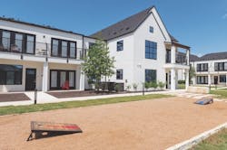 Hermosa Village's amenities package includes a cornhole court and pingpong table Hermosa Village's amenities package includes a cornhole court and pingpong table