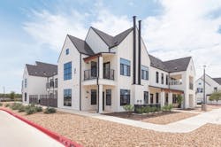 Hermosa Village multifamily rental buildings use a Big House concept in modern farmhouse style Hermosa Village multifamily rental buildings use a Big House concept in modern farmhouse style