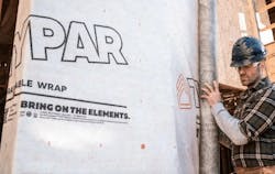 Typar's Drainable Wrap is a Pro Builder 2022 Top 100 product Typar's Drainable Wrap is a Pro Builder 2022 Top 100 product