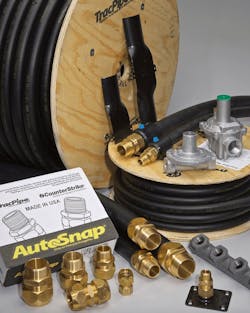 OmegaFlex's CounterStrike CSST flexible pipe products are a Pro Builder 2022 Top 100 product OmegaFlex's CounterStrike CSST flexible pipe products are a Pro Builder 2022 Top 100 product