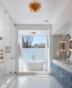 Luminosa custom home primary bathroom Luminosa custom home primary bathroom