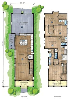 The Evans Group design for the Sea Colony Bungalows floor plans The Evans Group design for the Sea Colony Bungalows floor plans