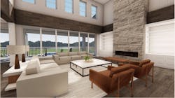 Rendering of an interior from The New American Remodel 2023 Rendering of an interior from The New American Remodel 2023