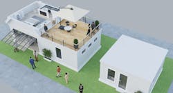 2023 IBS Show Village Boxabl 3D plan view with Casita, exterior 2023 IBS Show Village Boxabl 3D plan view with Casita, exterior