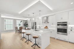 The kitchen in 2022 Builder of the Year Van Metre Homes' POWERhaus The kitchen in 2022 Builder of the Year Van Metre Homes' POWERhaus
