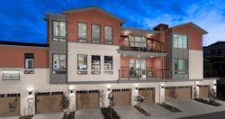 Rear view of Dahlin's housing design for Bellaterra by SummerHill Homes Rear view of Dahlin's housing design for Bellaterra by SummerHill Homes