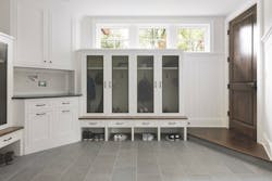 Wayzata Bay custom home family entryway Wayzata Bay custom home family entryway