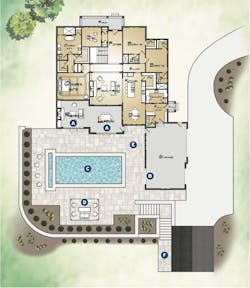 Floor plan of Regina designed by TK Design & Associates Floor plan of Regina designed by TK Design & Associates