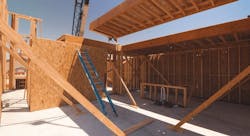 Prefab panel placement on the Agorus and Hallmark Communities' Daybreak project Prefab panel placement on the Agorus and Hallmark Communities' Daybreak project