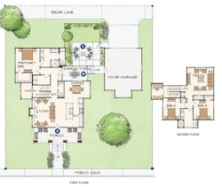 Floor plan for The Ambrose designed by Larry Garnett Floor plan for The Ambrose designed by Larry Garnett