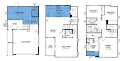 Floor plans for the Lofts at Haven attainable starter homes Floor plans for the Lofts at Haven attainable starter homes