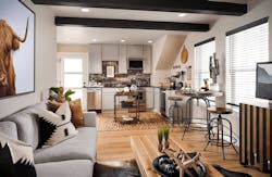 Interior of a home in the Bounty Series of attainable starter homes Interior of a home in the Bounty Series of attainable starter homes