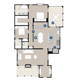 Studio Pressman Silver Lake residence kitchen remodel plan Studio Pressman Silver Lake residence kitchen remodel plan