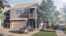 DTJ Design's ADU design, home exterior view DTJ Design's ADU design, home exterior view