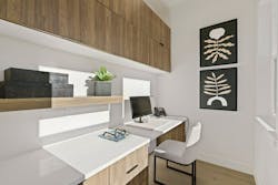 Trumark Homes' home design of Festival at RainDance includes a home office Trumark Homes' home design of Festival at RainDance includes a home office