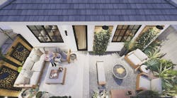 Kevin L. Crook Architect's design for an ADU, outdoor living space Kevin L. Crook Architect's design for an ADU, outdoor living space