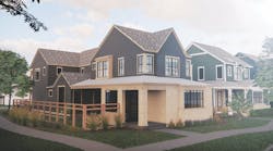 DTJ Design's ADU design, street view DTJ Design's ADU design, street view