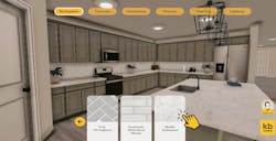 Selecting Kitchen Materials In A Kb Home Virtual Model In The Metaverse Selecting Kitchen Materials In A Kb Home Virtual Model In The Metaverse