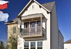 Niche design of a balcony off the bedroom in a home by Taylor Morrison Niche design of a balcony off the bedroom in a home by Taylor Morrison